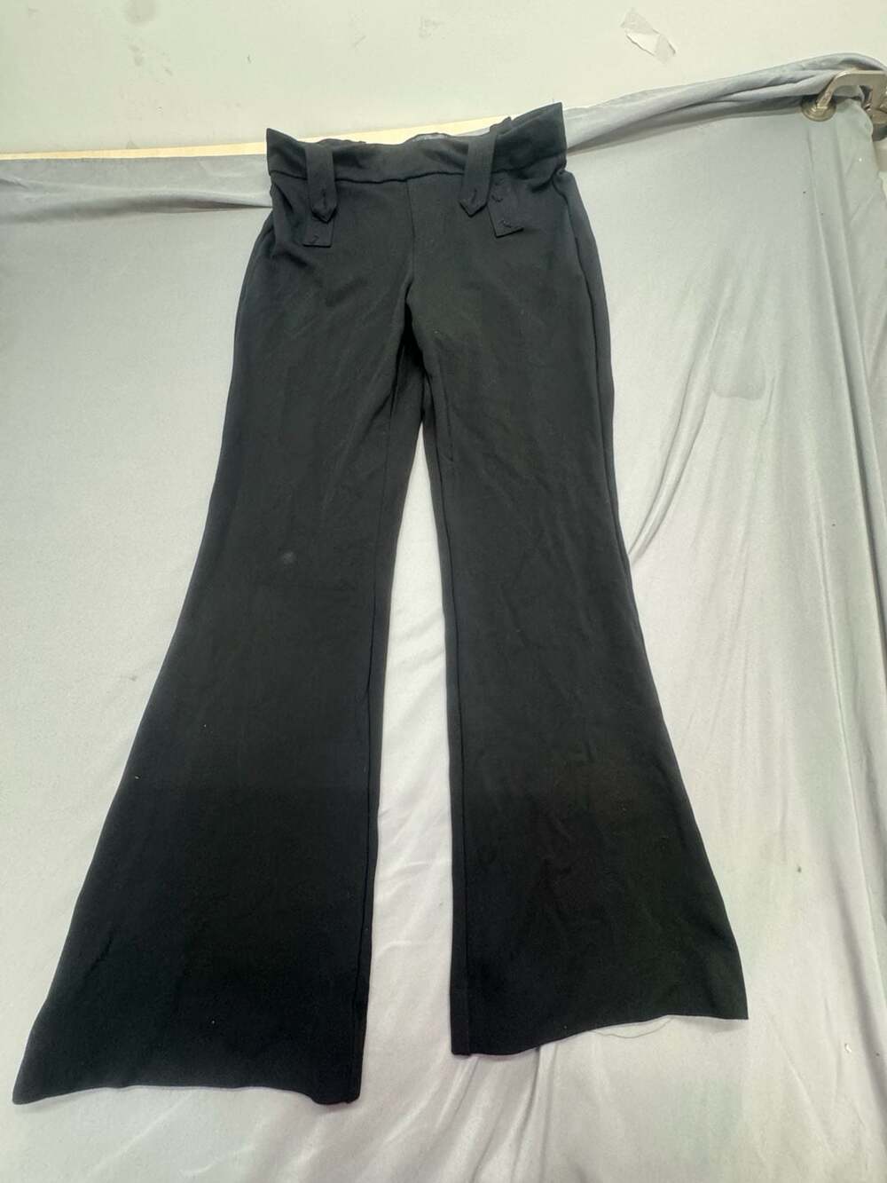 Nicole Miller Flare Pants Size M Black